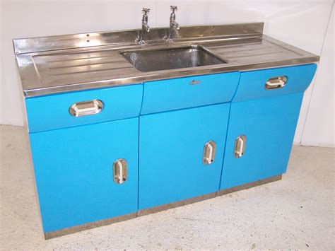 metal cabinet with sink